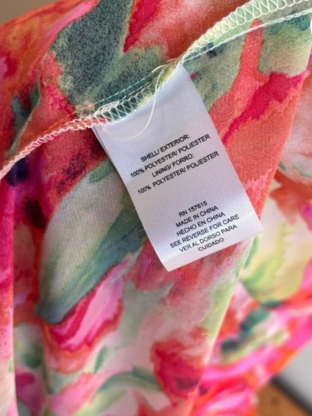 Cynthia Rowley Floral Maxi Dress in Pink, Green, Orange - Picture 5 of 9